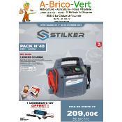 1 Booster 12V 2250A "Stilker" 1 chargeur 6-12V Offert