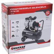 Compresseur Silencieux Sans Huile 24 L "Drakkar"