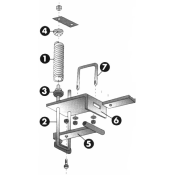 Kit Montage Pour Ressort Chisel Mono lame 55 x 25