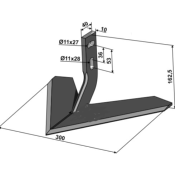 Soc Central - Largeur 300 mm