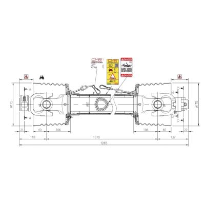 Transmission Type 6 - LG 1010 - 1" 3/8