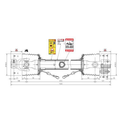 Transmission Type 4 - LG 910 - 1"3/8